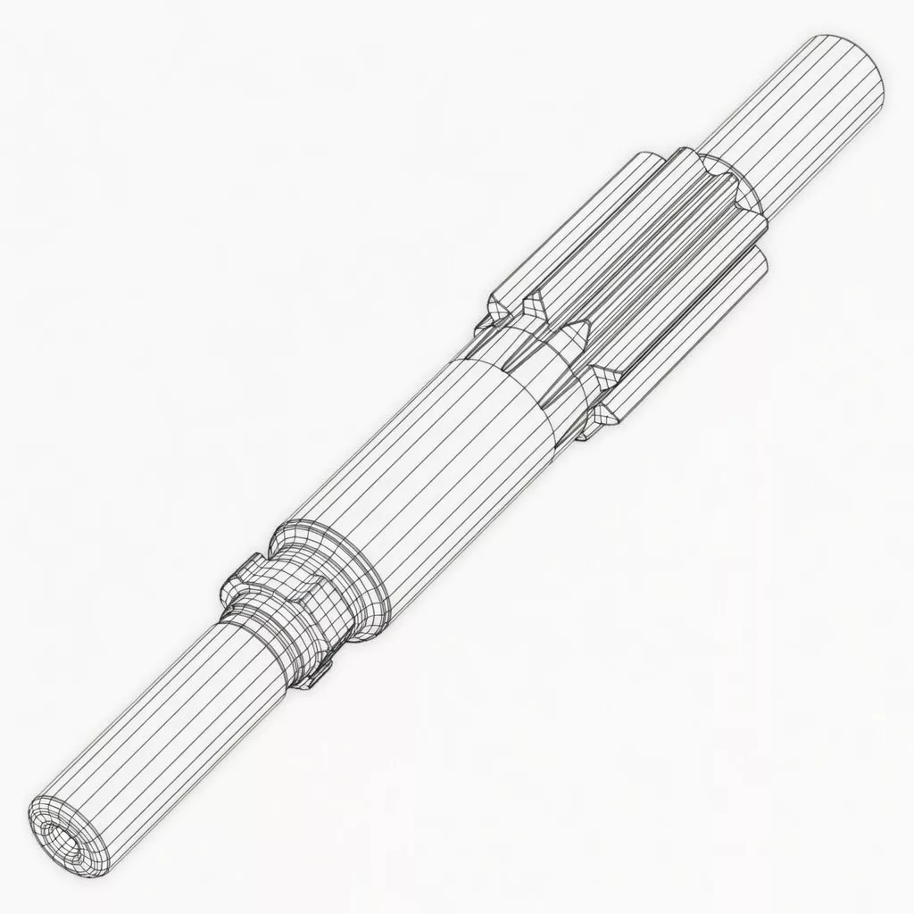 Custom involute splined shafts machined to DIN 5480 by Ever-power for Australian OEMs