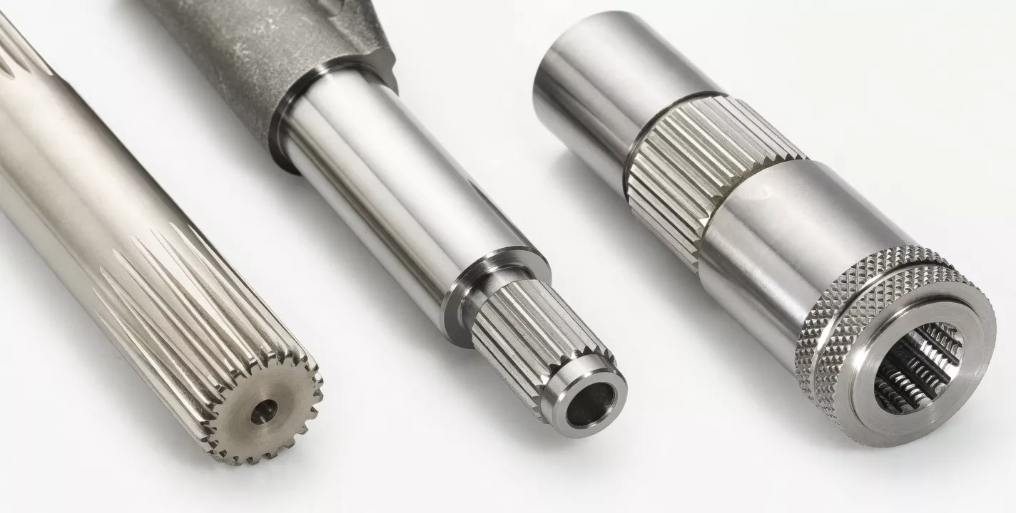 Mining gearbox splined shaft