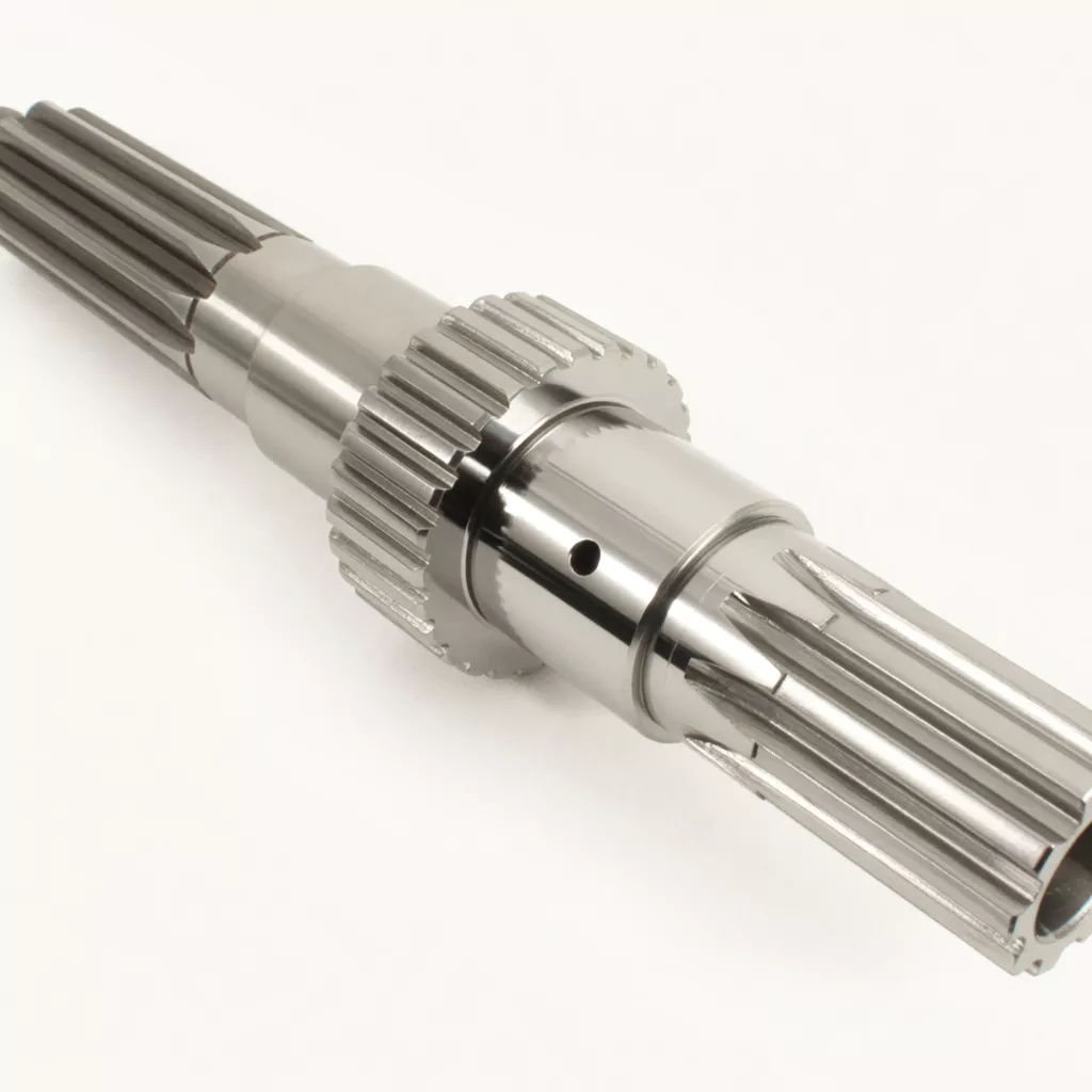 Marine winch splined shaft