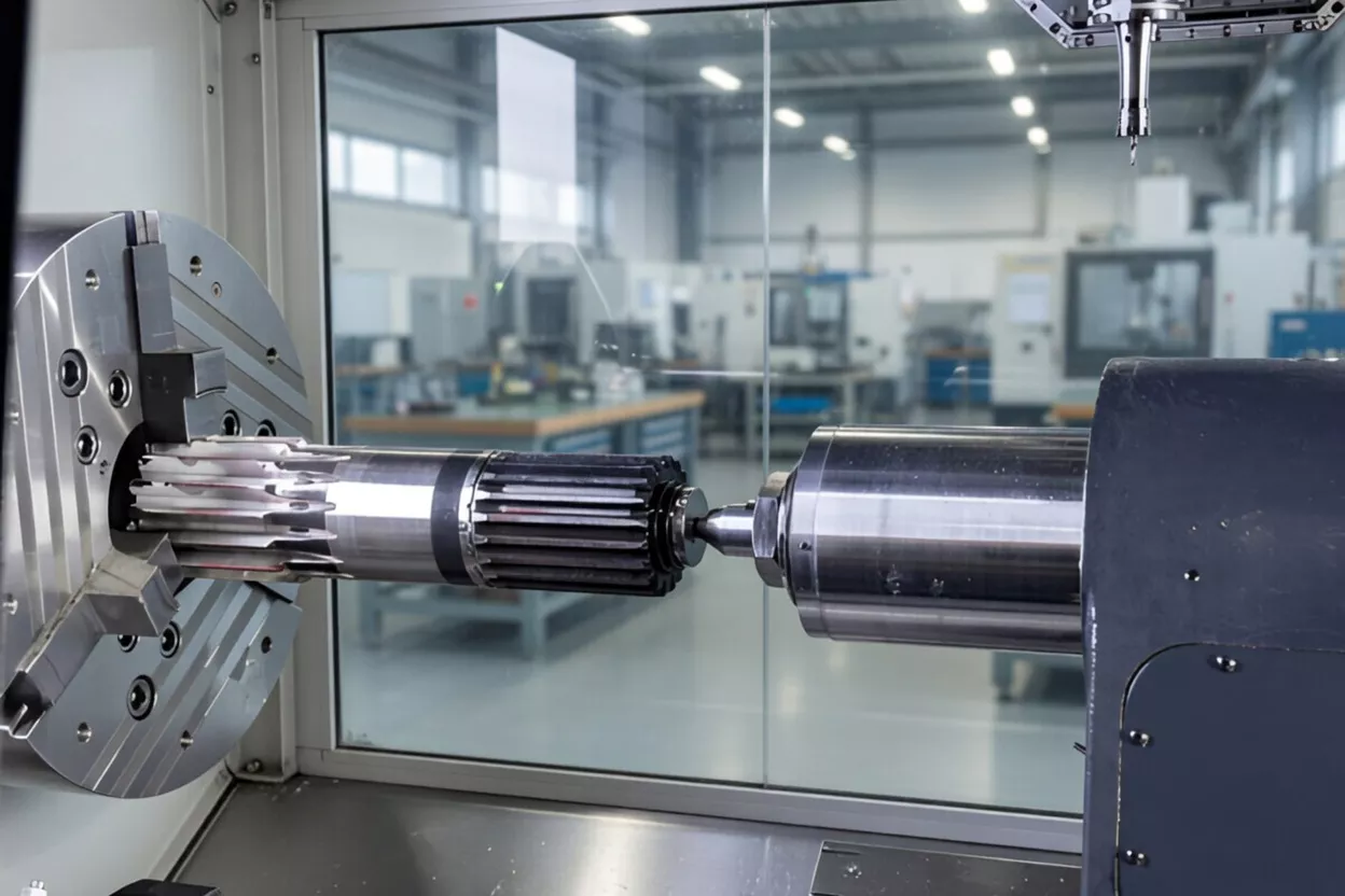 CNC robotic ball splined shaft