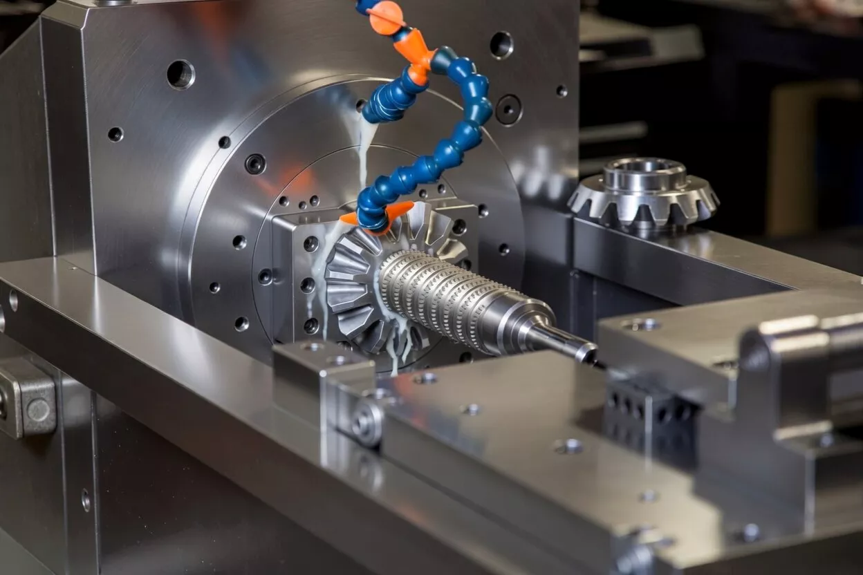 Splined shaft hobbing process