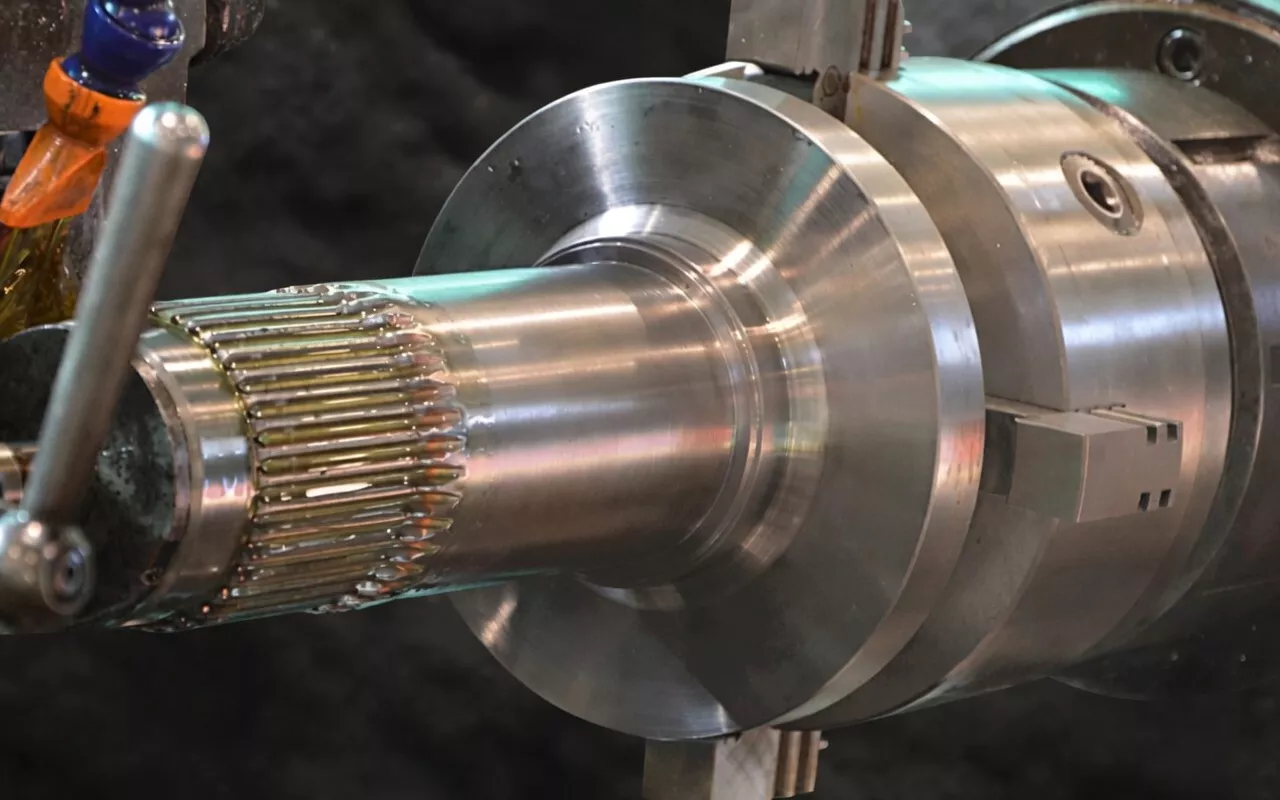 Splined shaft engineering inspection